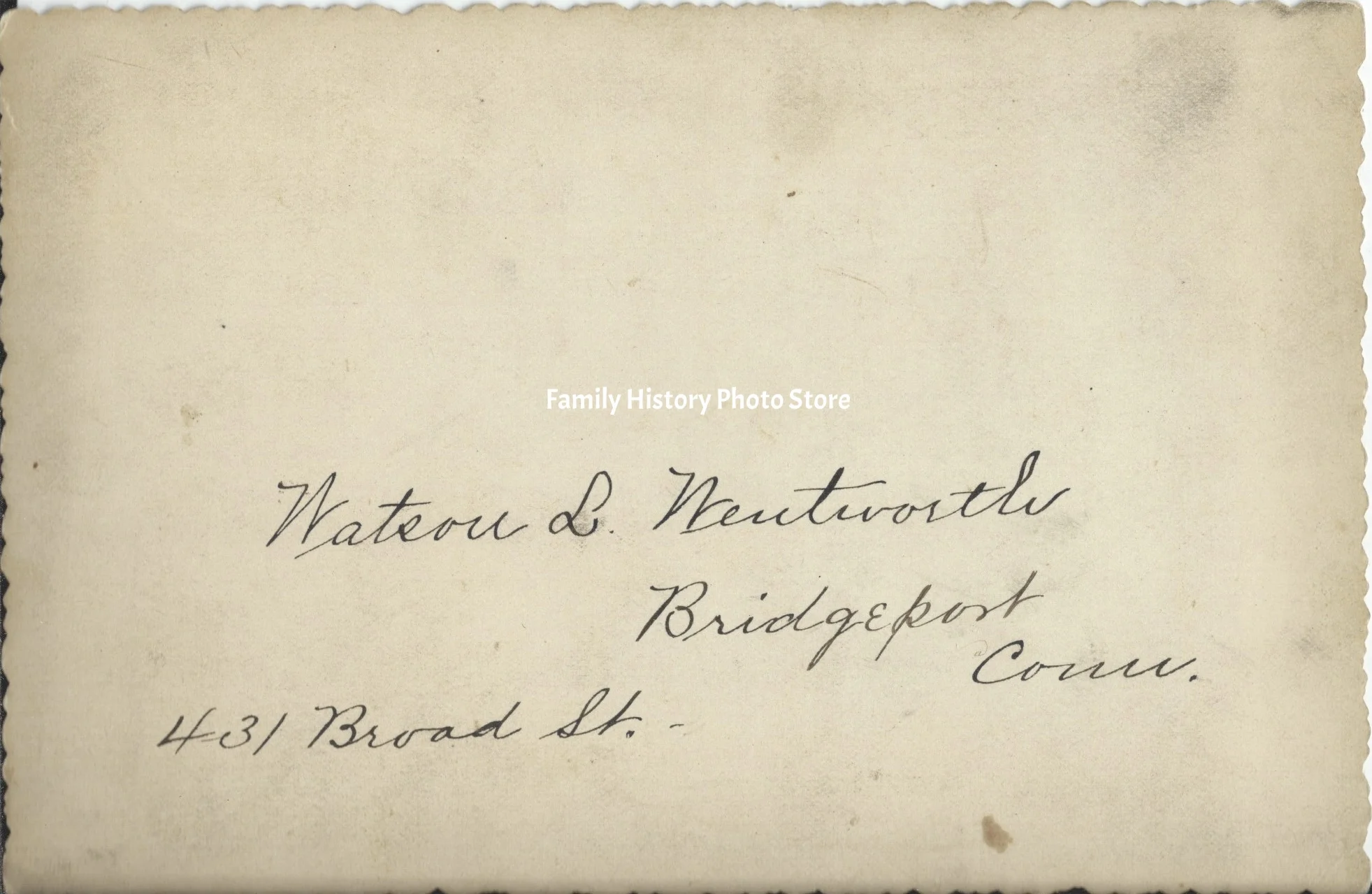 Watson L Wentworth