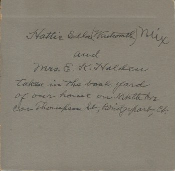 Harriet Edla 'Hattie' (Wentworth) Mix