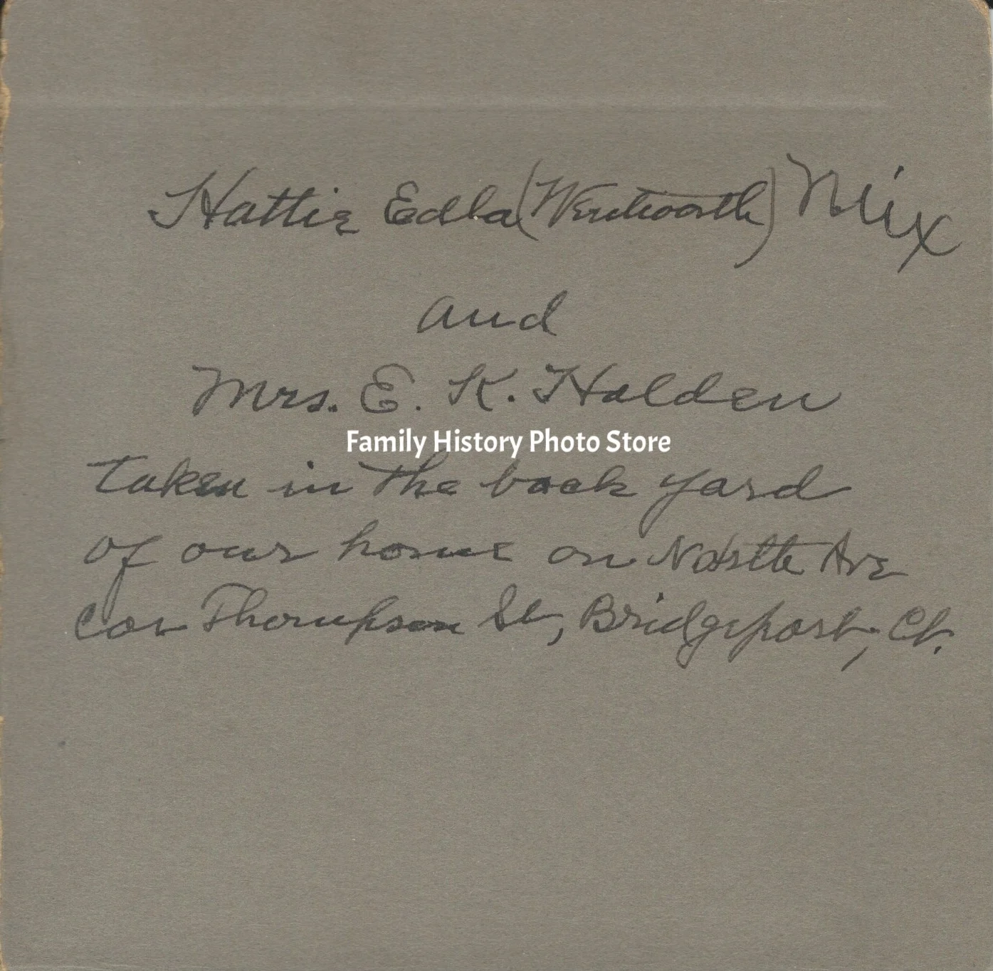 Harriet Edla 'Hattie' (Wentworth) Mix