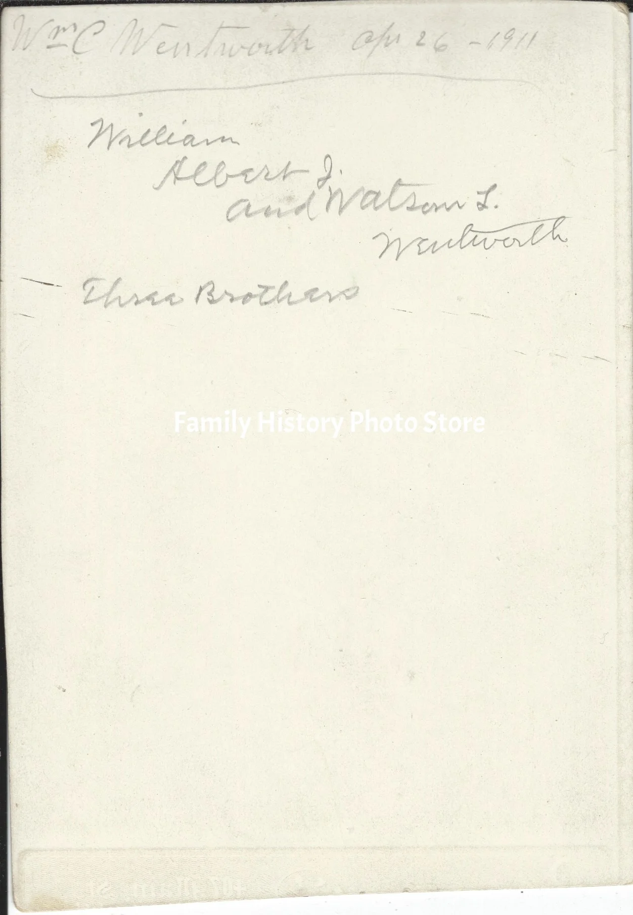 Albert J Wentworth