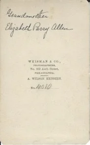Elizabeth (Parry) Allen