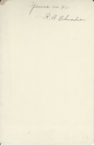 Robert Andrew Edmondson, Rev