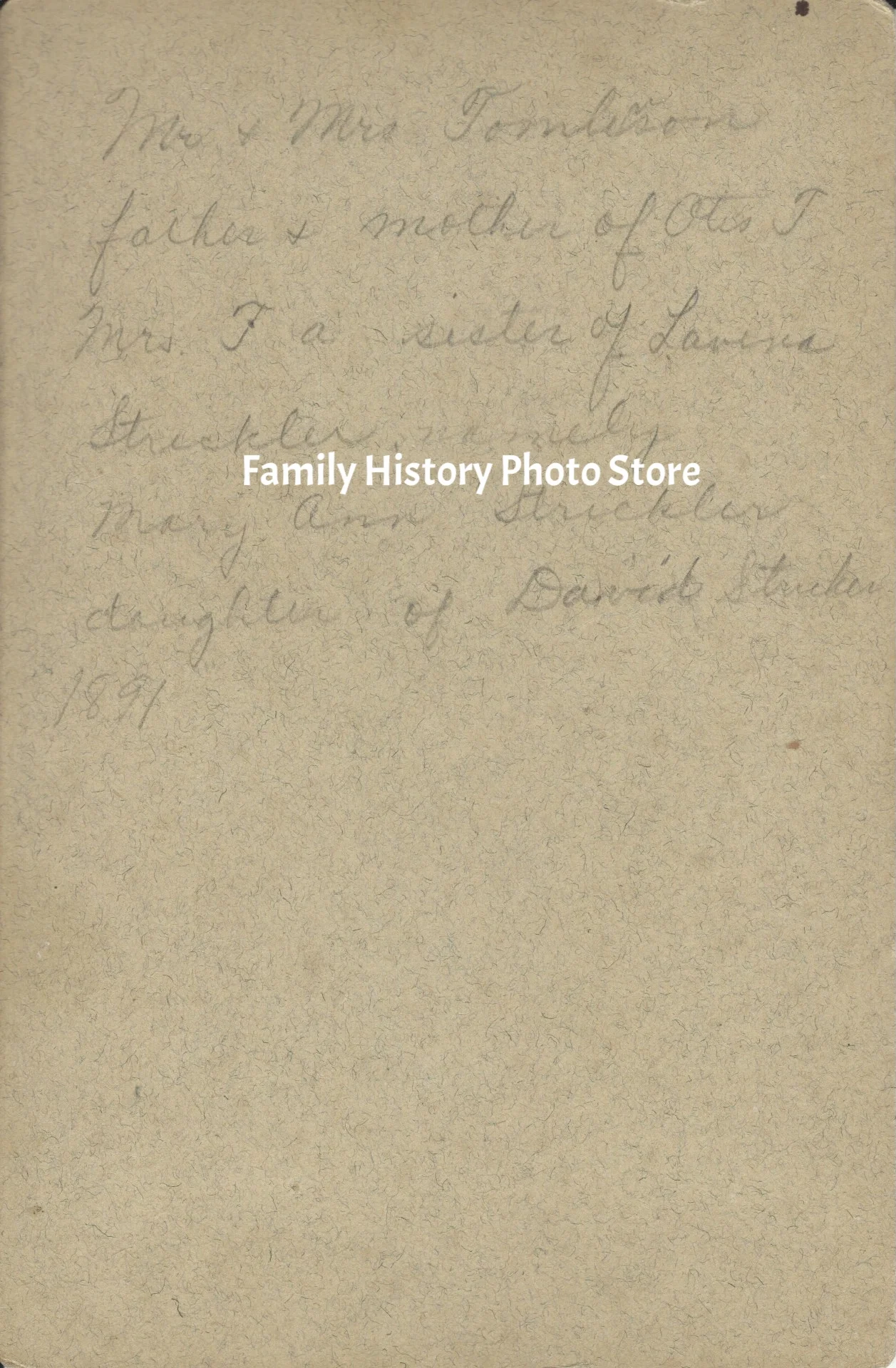 Mary Ann (Strickland) Tomlinson