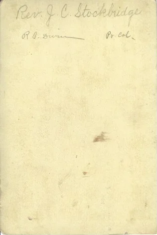 John Calvin Stockbridge, Rev