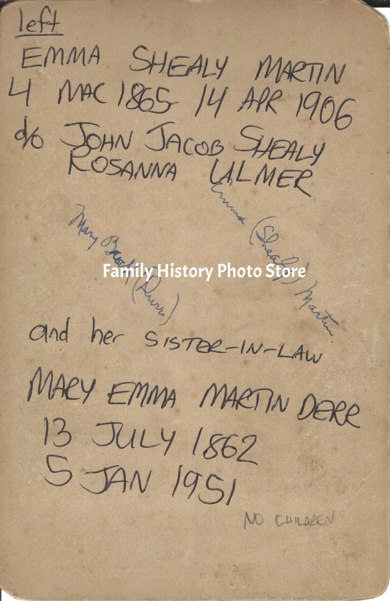 Mary Emma (Martin) Derr