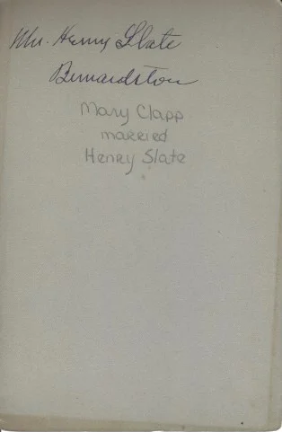 Mary (Clapp) Slate