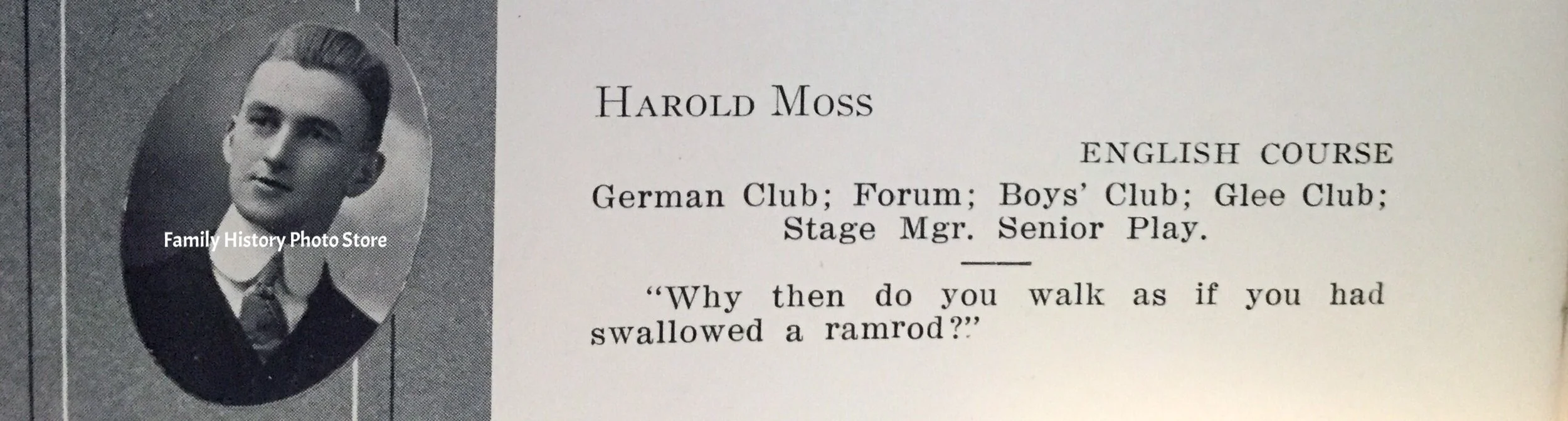 Harold Frederick Moss