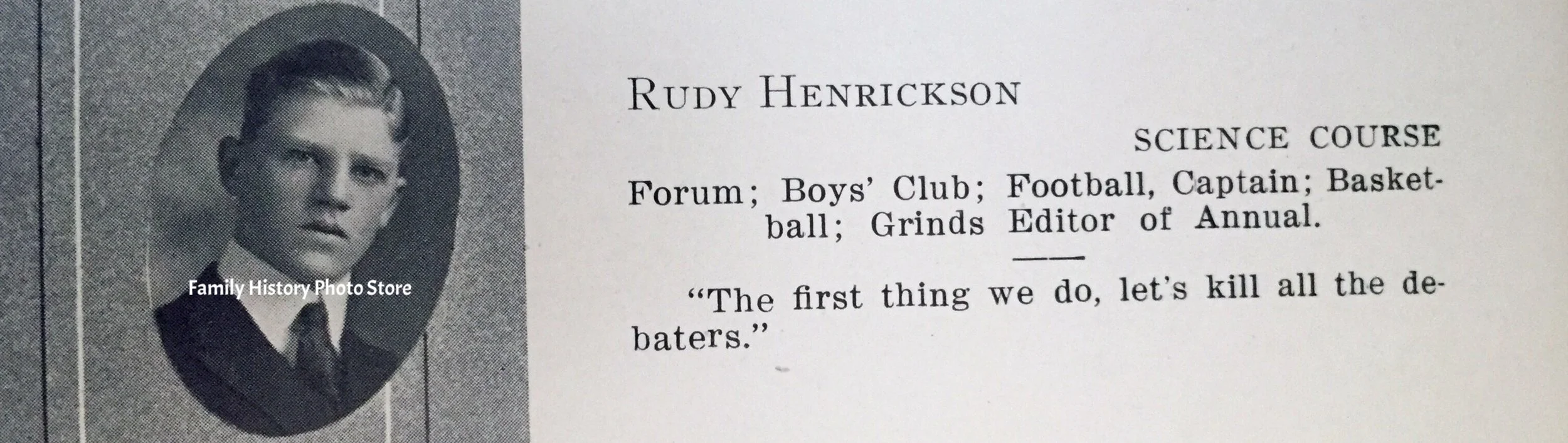 Rudolph 'Rudy' Hendrickson