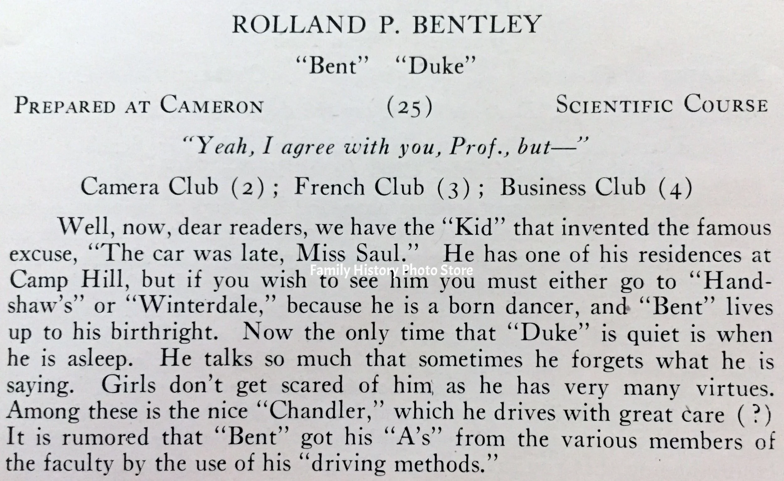 Rolland P Bentley
