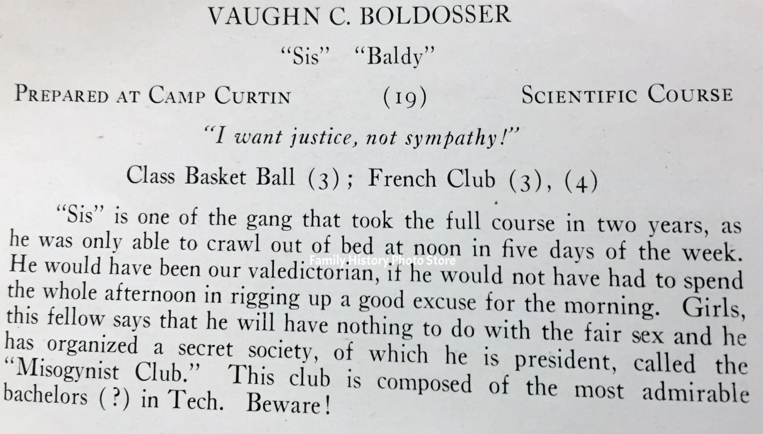 Vaughn C Boldosser