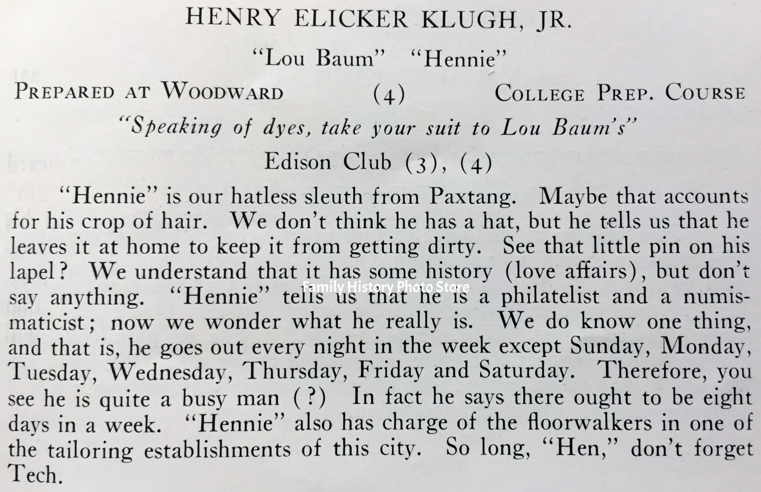Henry Elicker Klugh