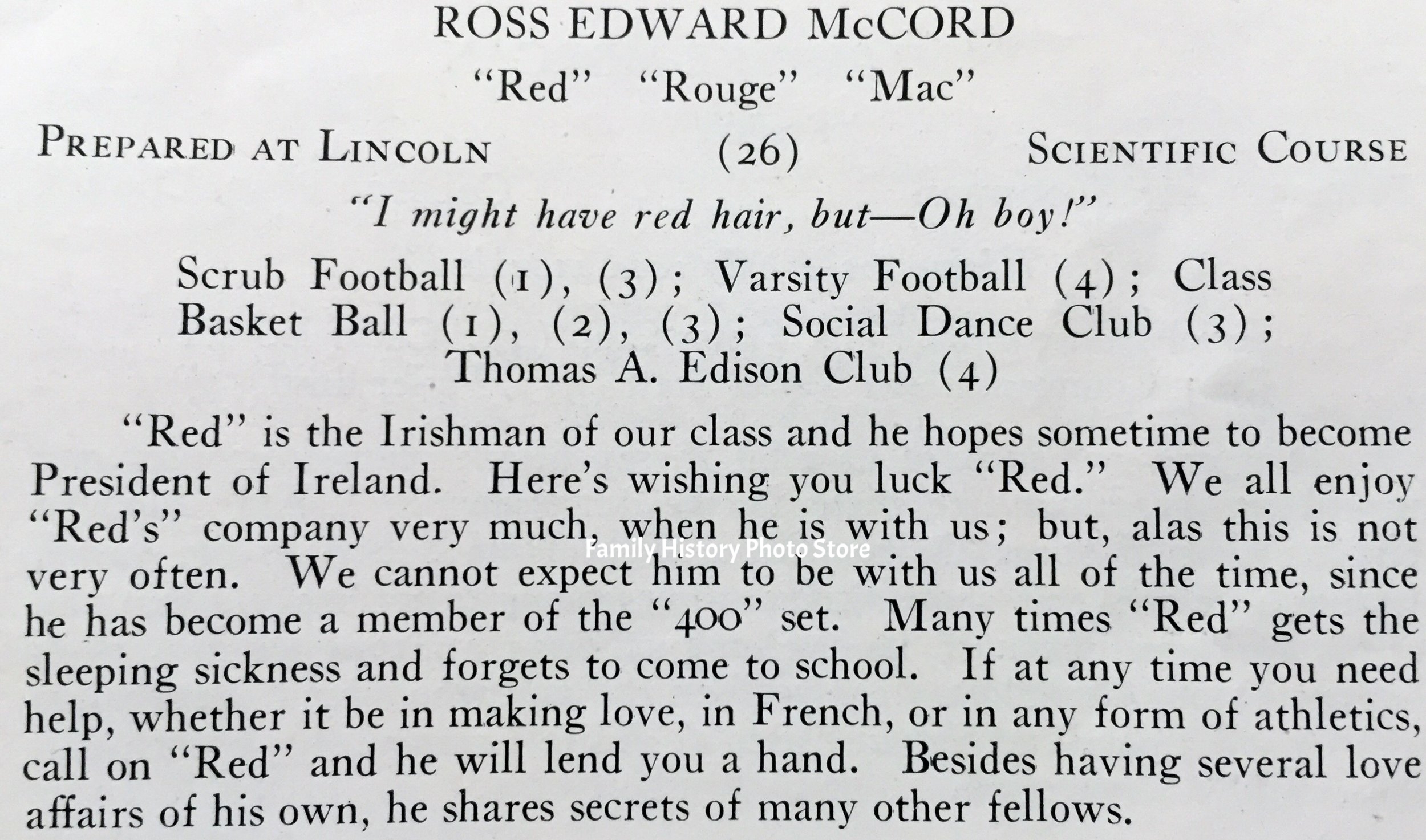 Ross Edward McCord