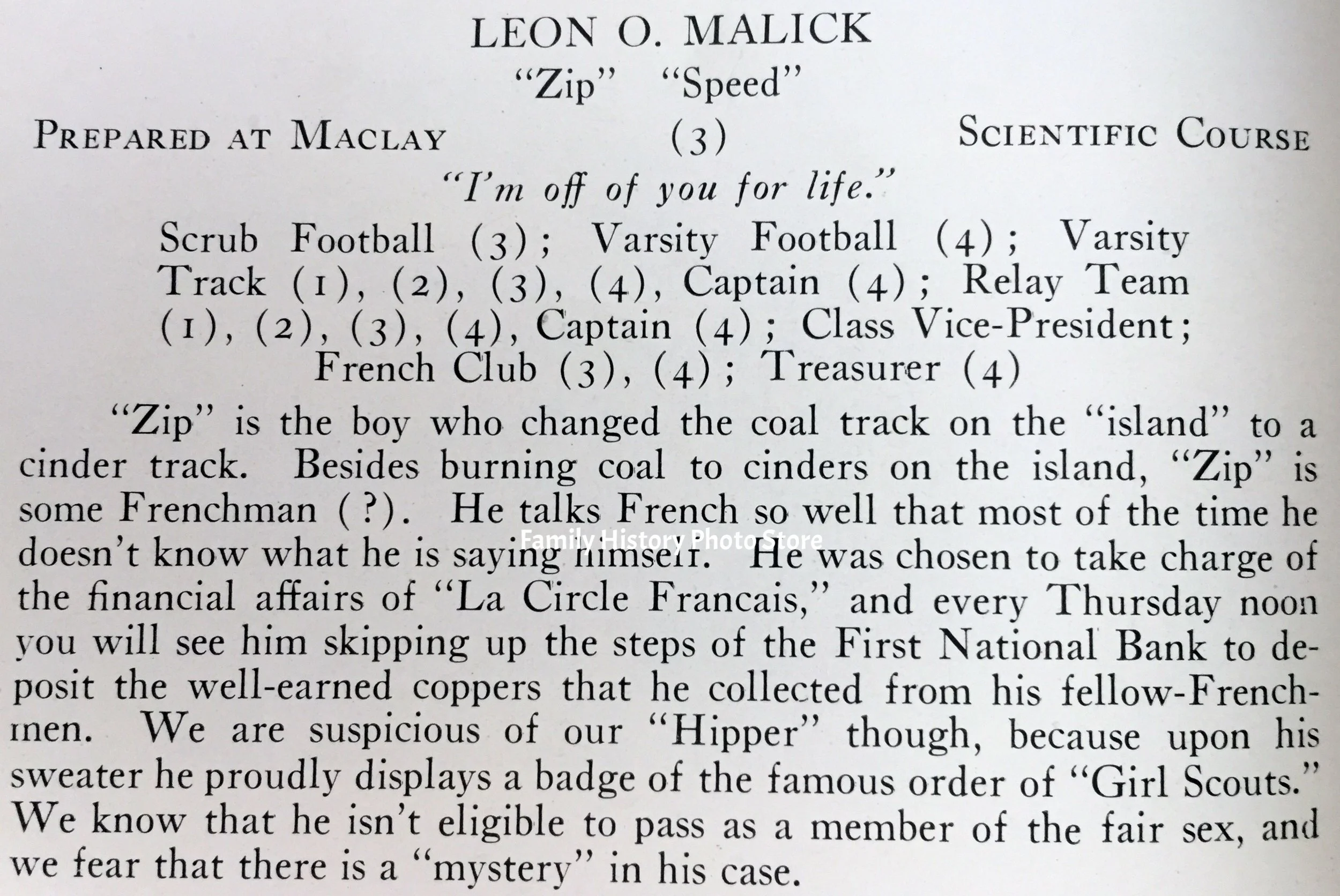 Leon Ophel Malick