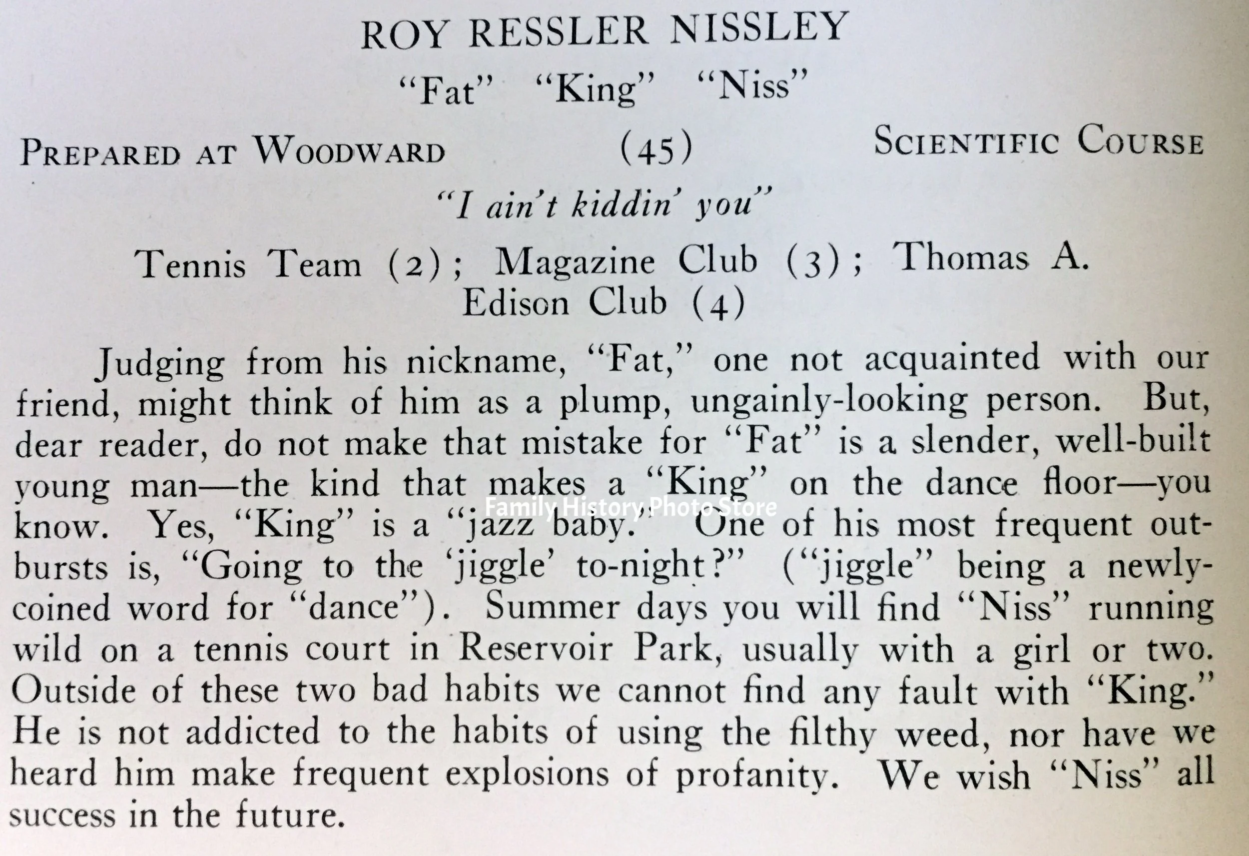 Roy Ressler Nissley