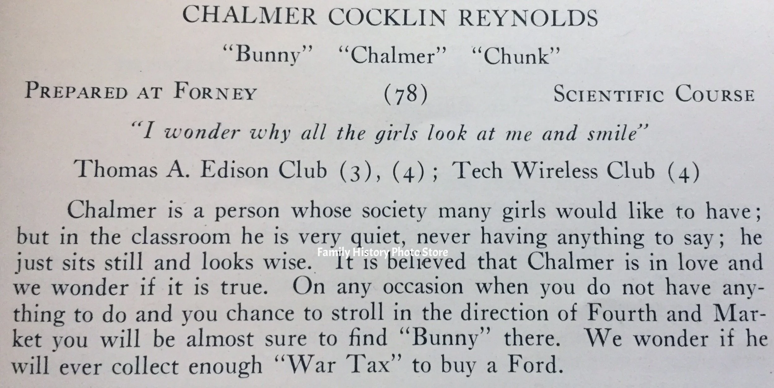 Chalmer Cocklin Reynolds