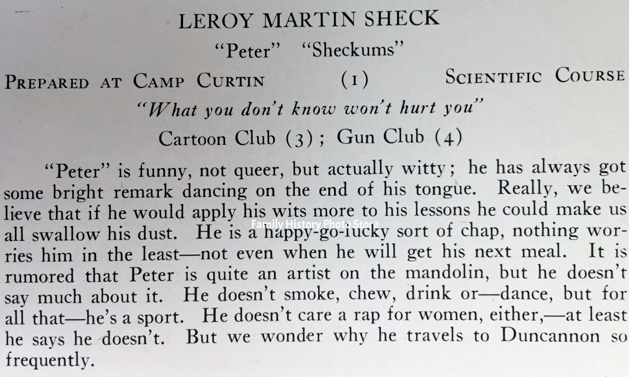 Leroy Martin Sheck