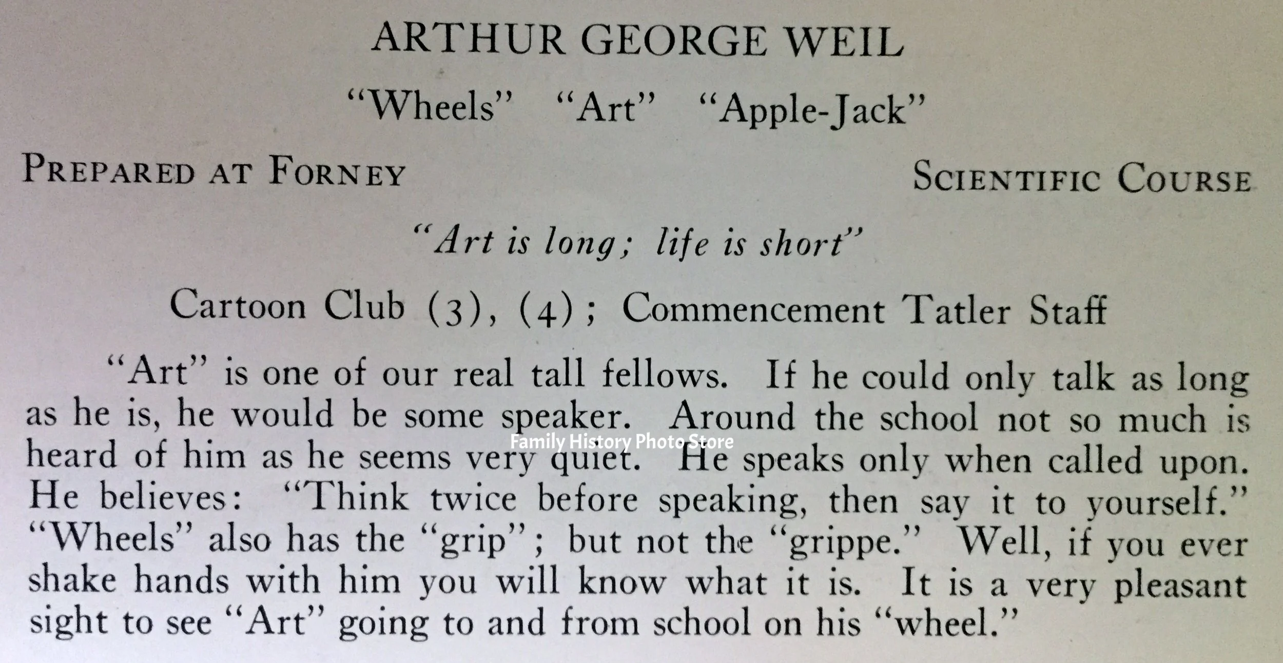 Arthur George Weil