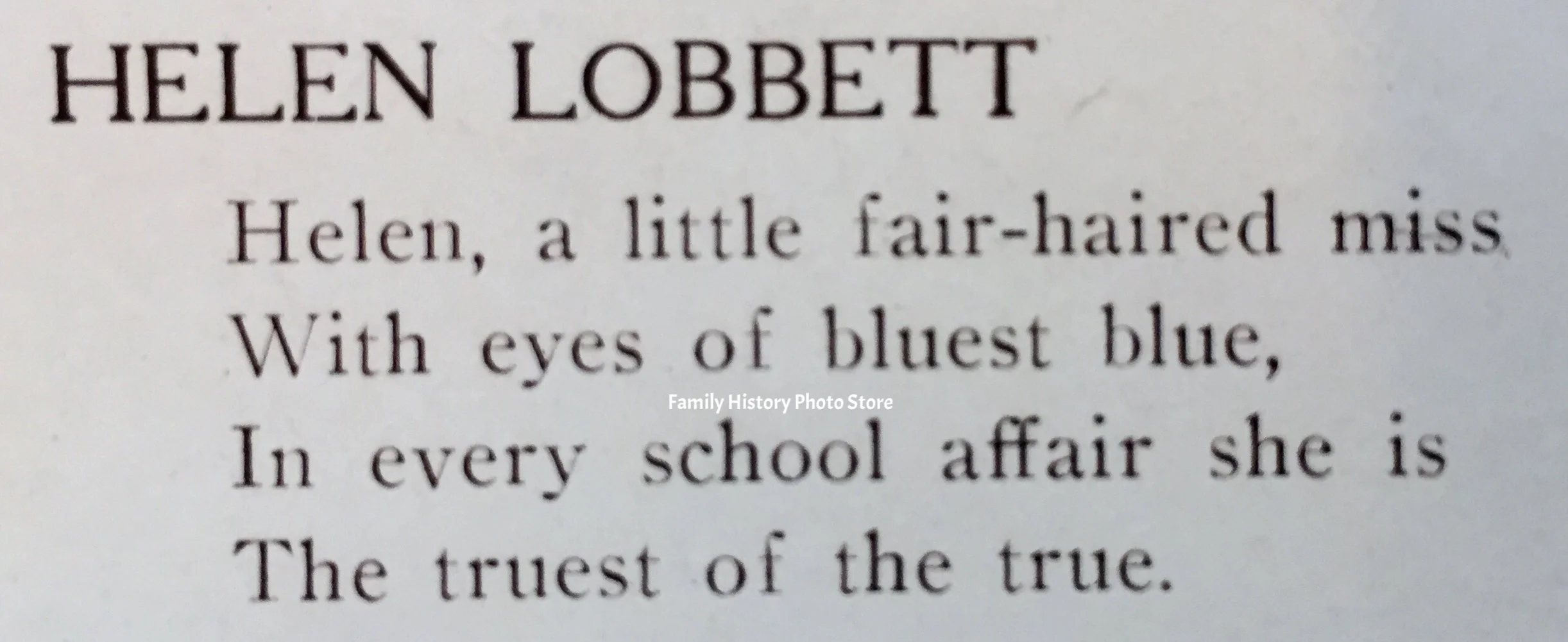 Mary Helen (Lobbett) Setter