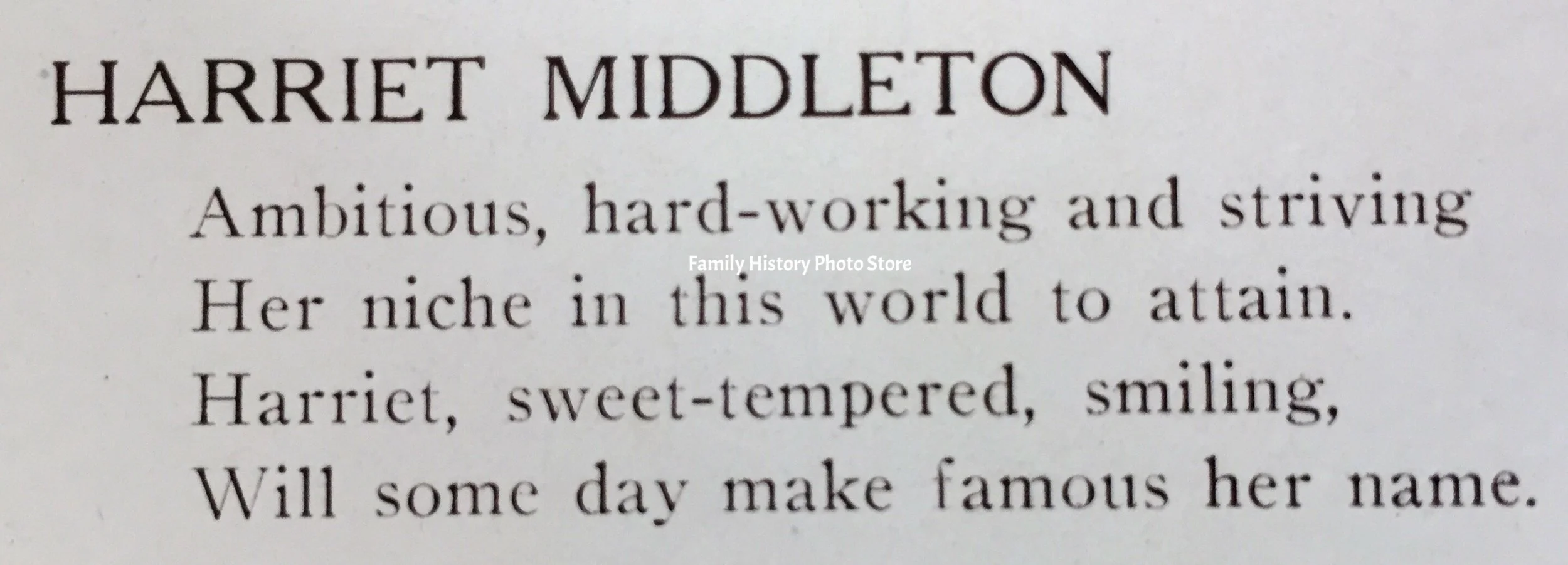 Harriet Middleton