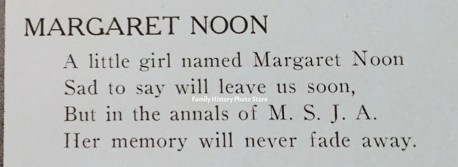 Margaret M (Noon) Etenger