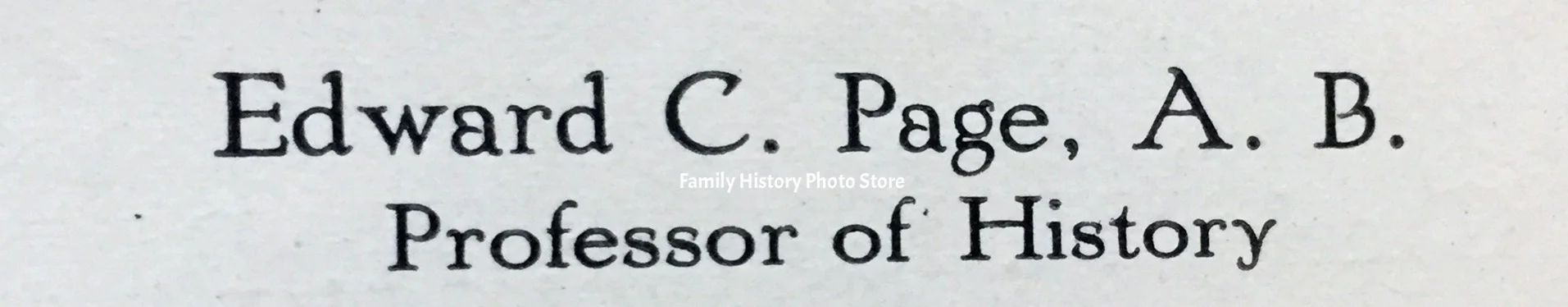 Edward Carlton Page