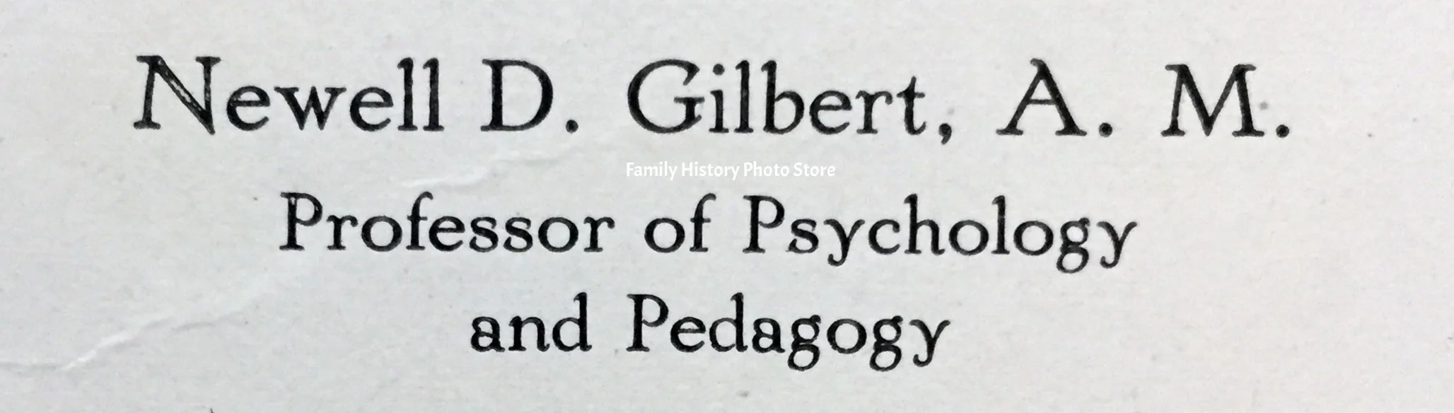 Newell D Gilbert