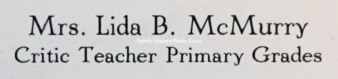 Lida Antoinette (Brown) McMurry