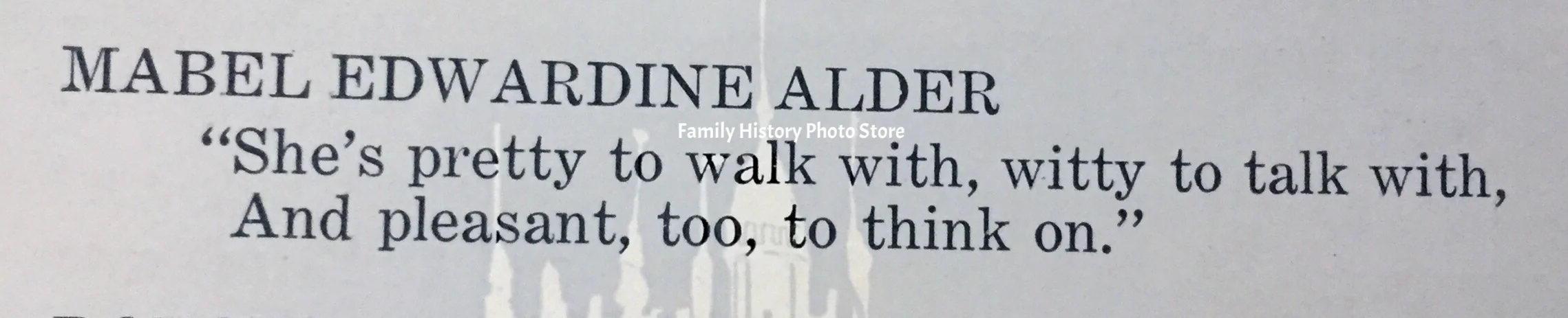 Mabel Edwardine (Alder) Ahlvin