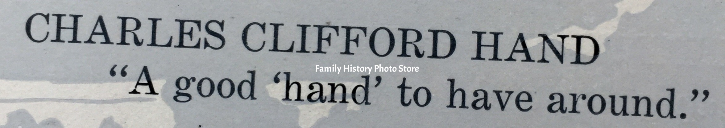 Charles Clifford Hand