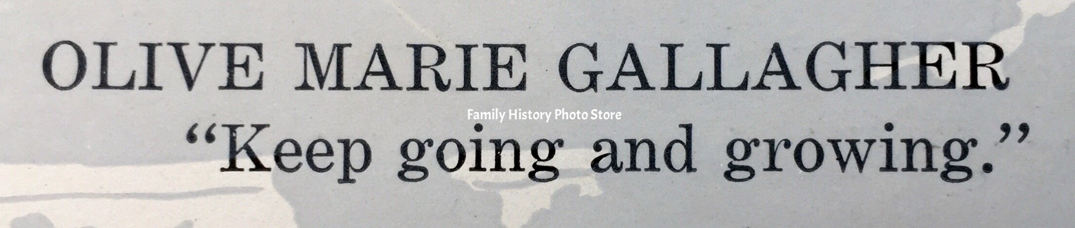Olivette Marie 'Olive' Gallagher