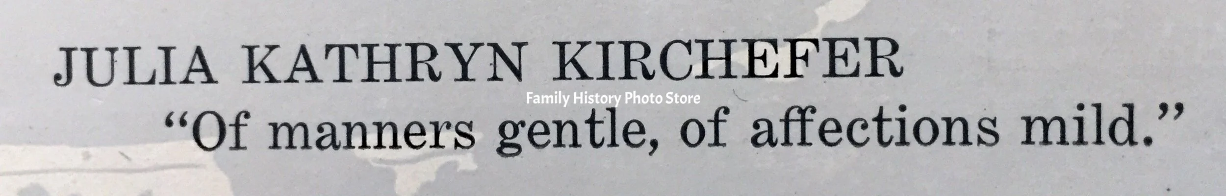 Julia Kathryn Kirchefer