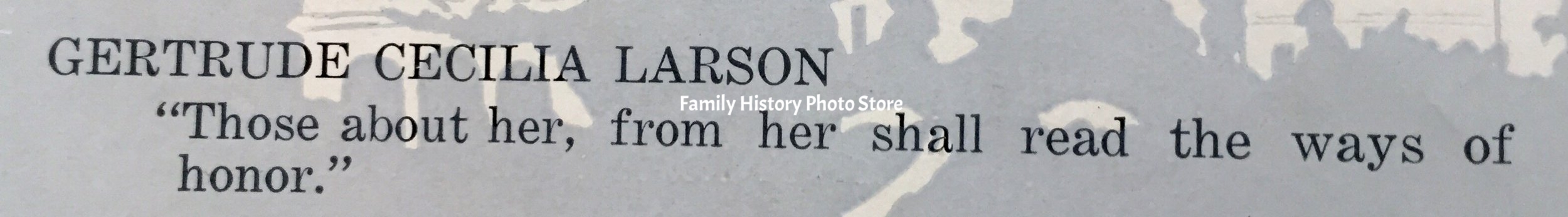 Gertrude Cecilia Larson