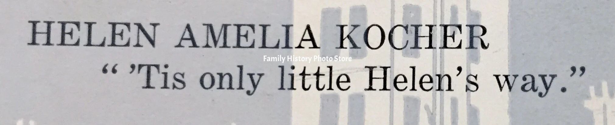 Helen Amelia Kocher