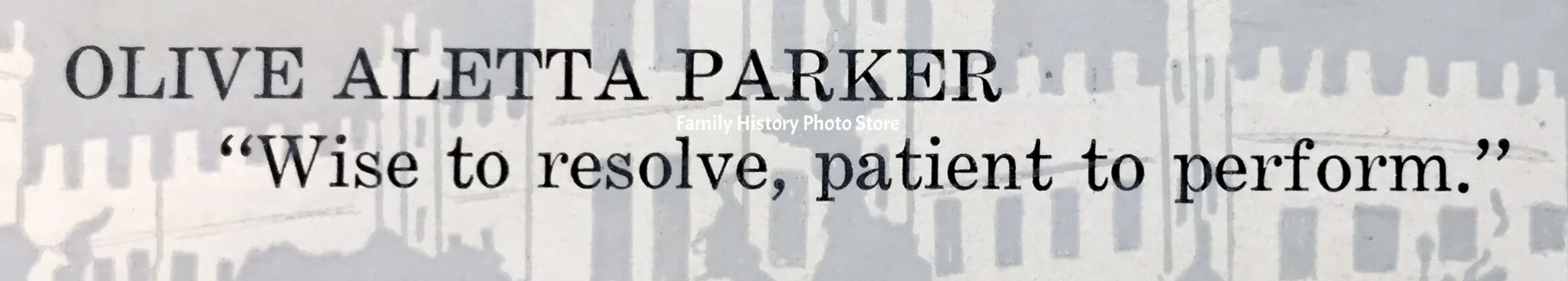 Olive Aletta Parker