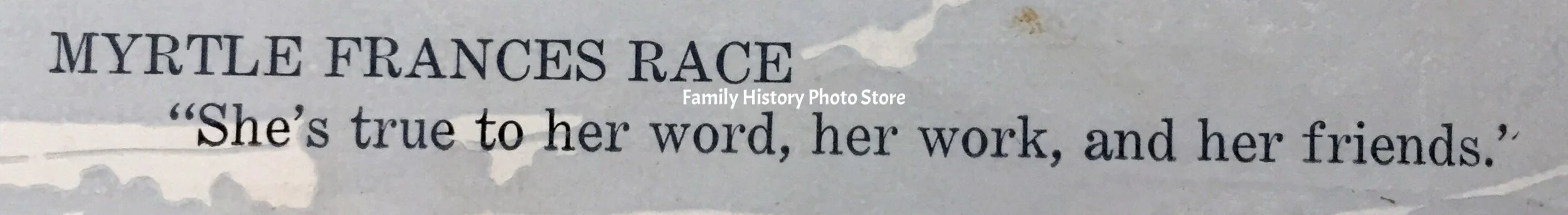 Myrtle Frances (Race) Lattin