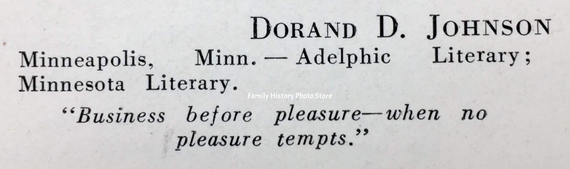 Dorand D Johnson