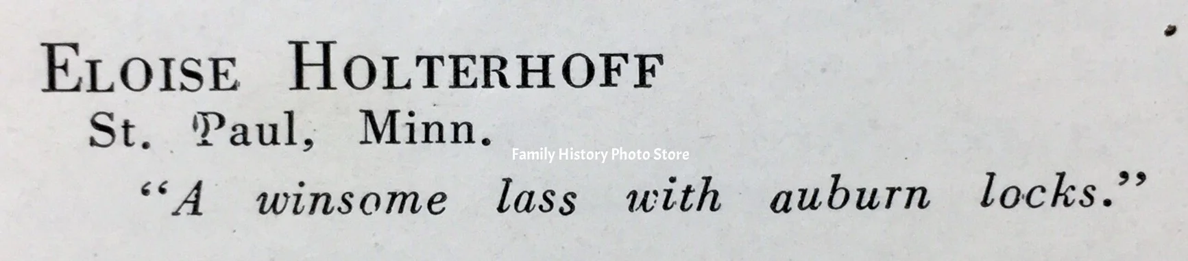 Eloise (Holterhoff) Maloney