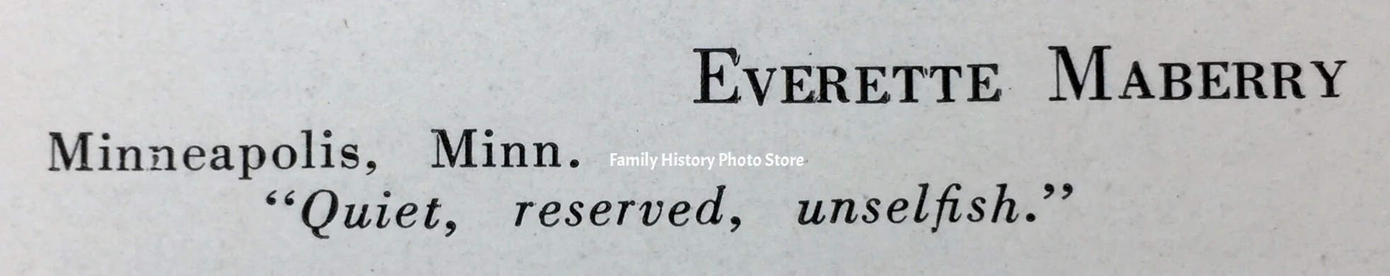 Everette Mather Maberry