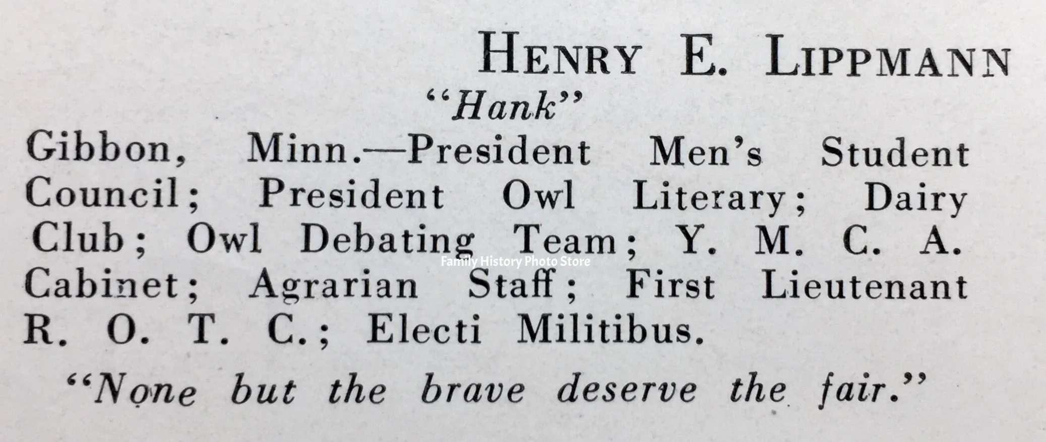 Henry Ernest Lippmann