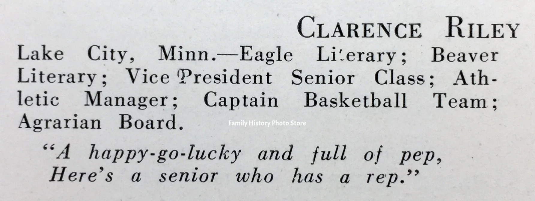 Clarence Riley
