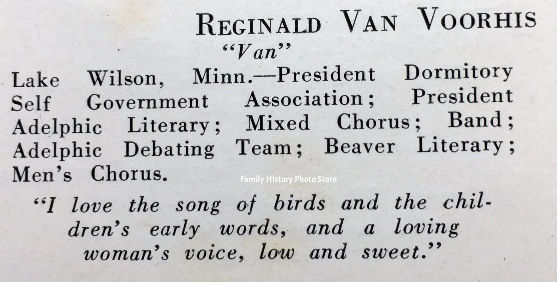 Reginald Van Voorhis