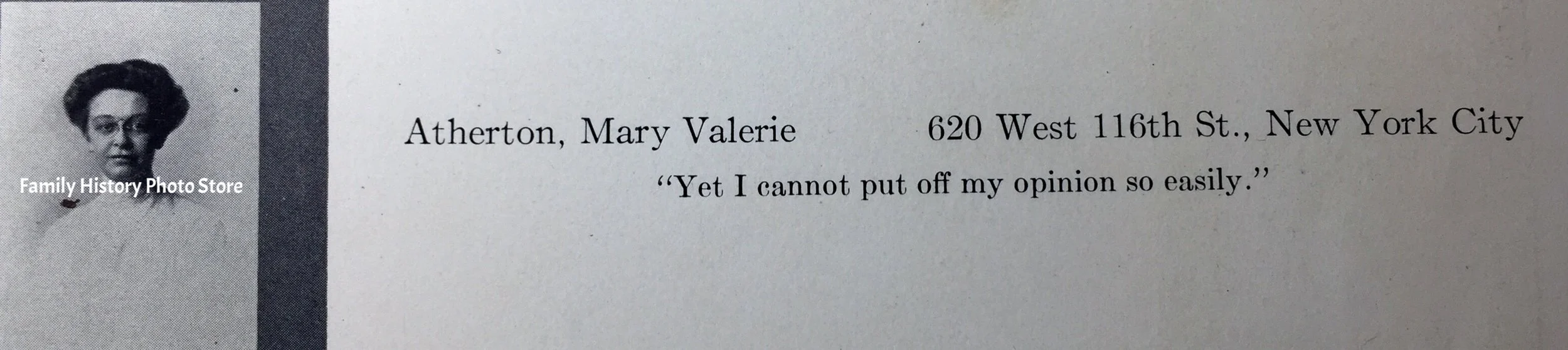 Mary Valerie (Atherton) Graham