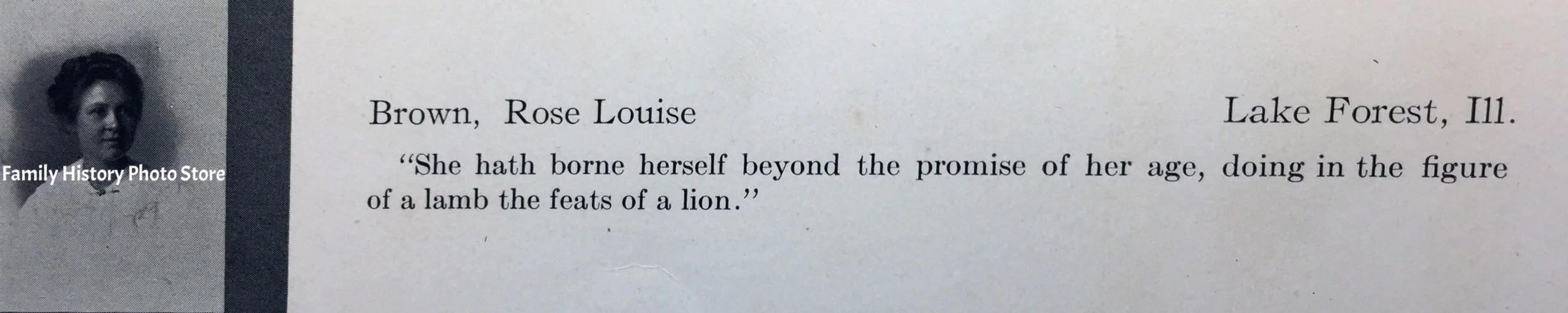Rose Louise Brown