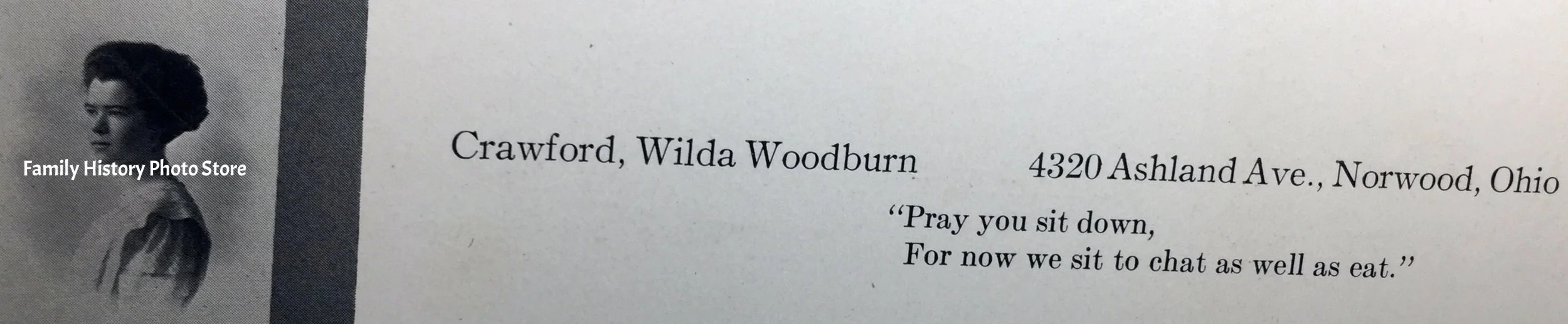 Wilda Woodburn (Crawford) Thompson