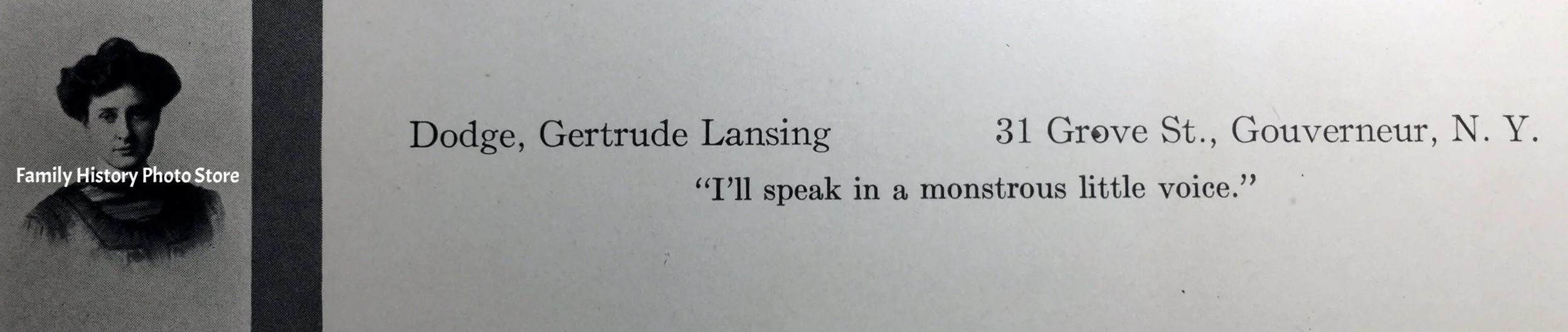 Gertrude Lansing (Dodge) Alexander