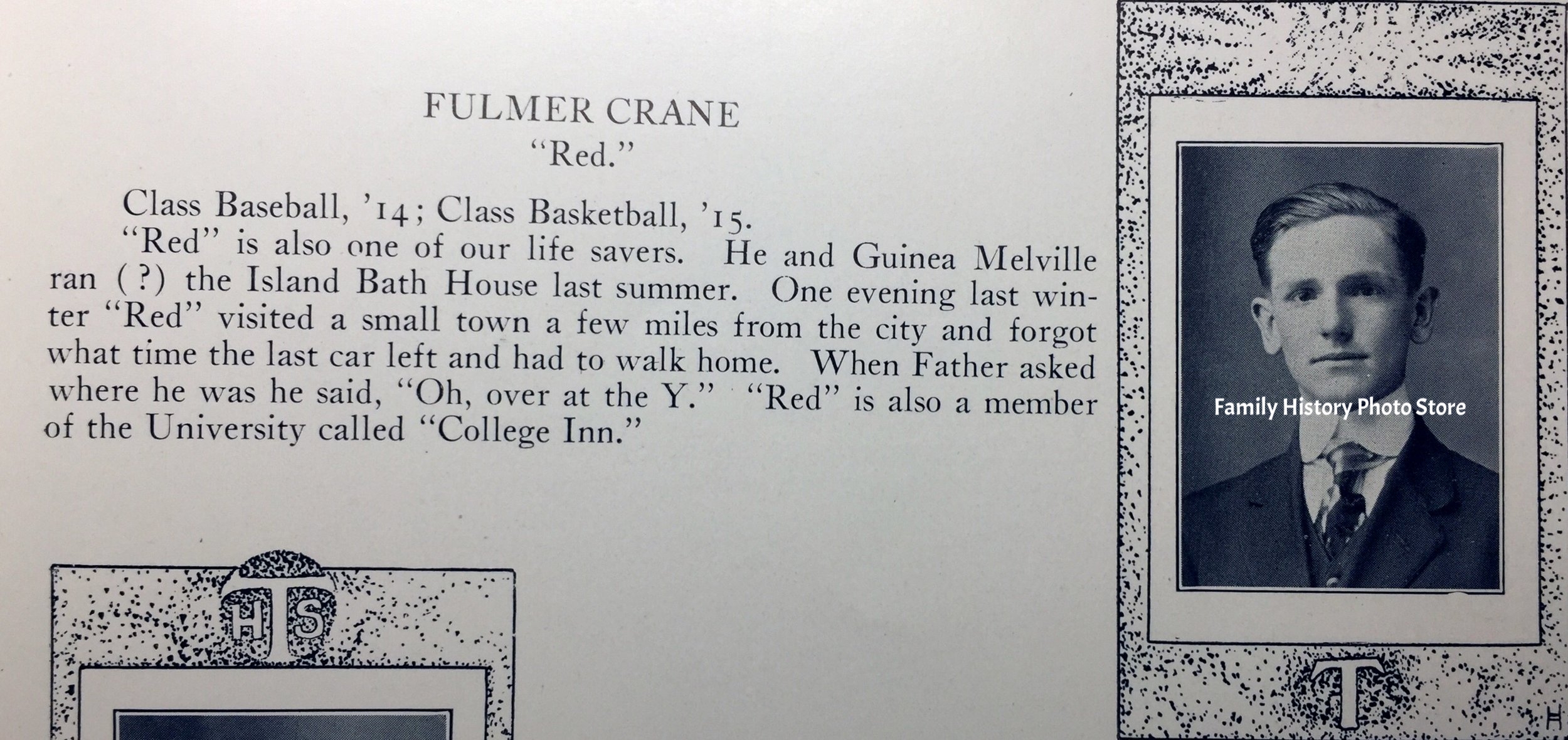 Edward Fulmer Crane, 2nd Lt