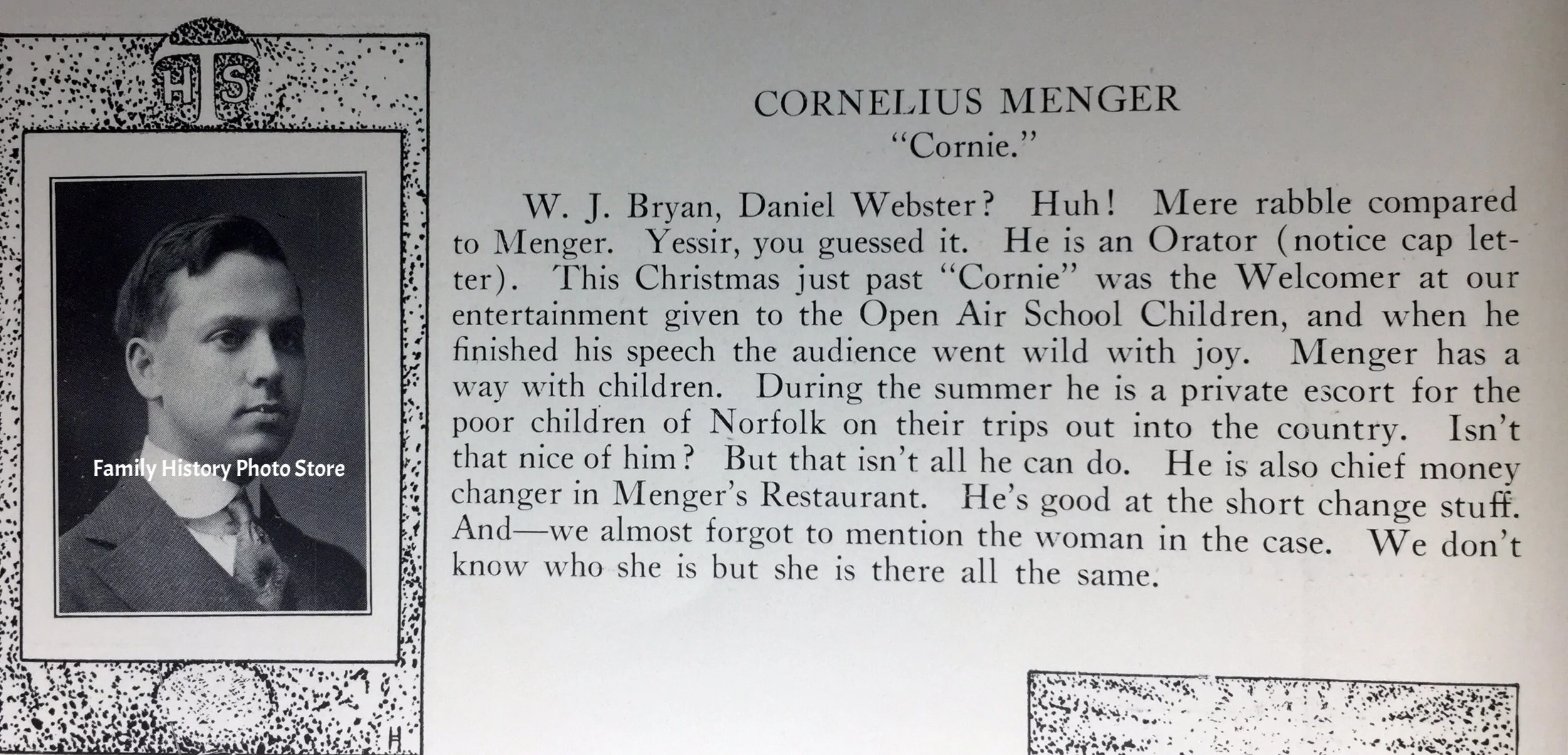 Cornelius Henry Menger, Col