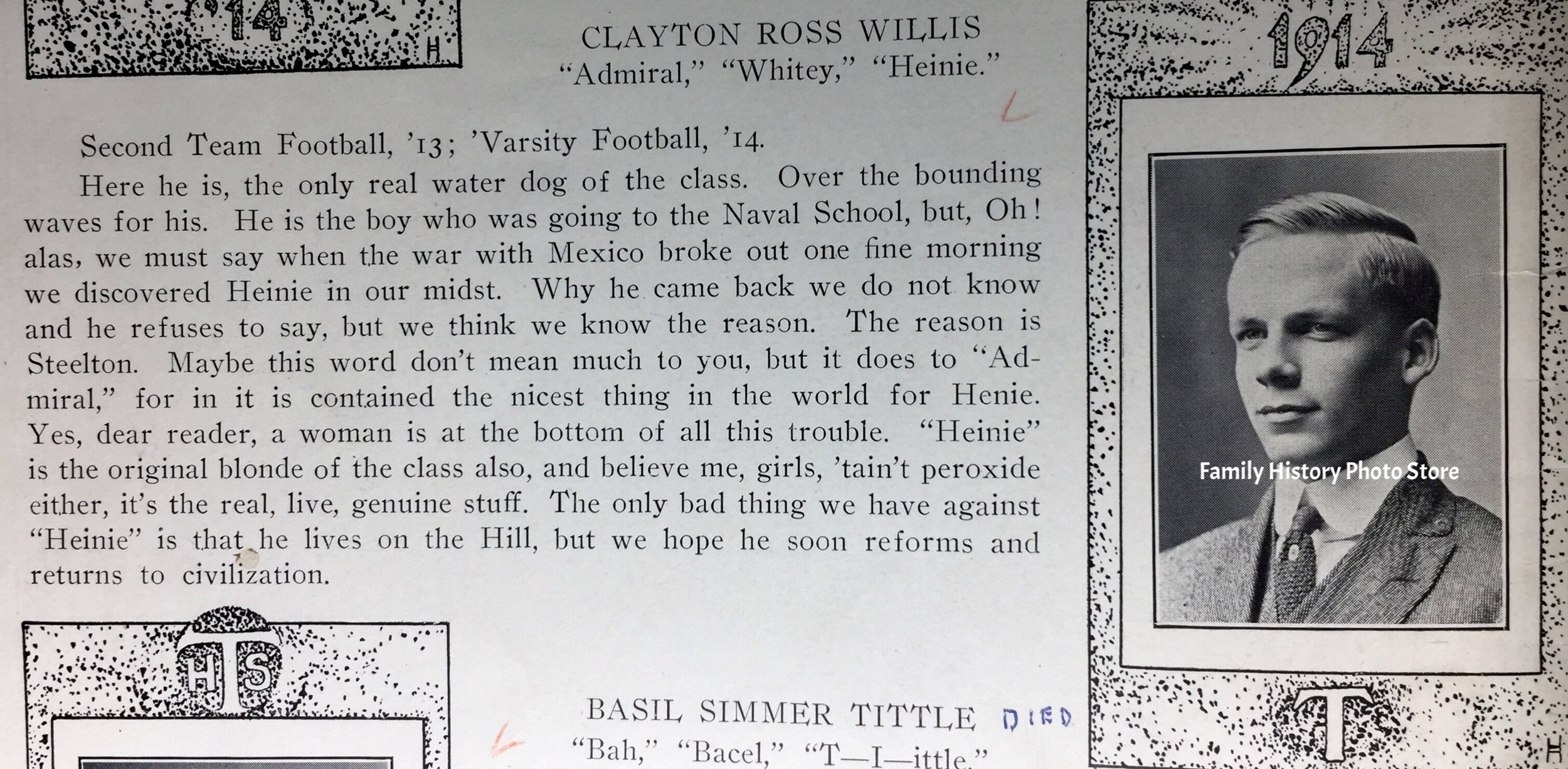 Clayton Ross Willis, 1st Lt