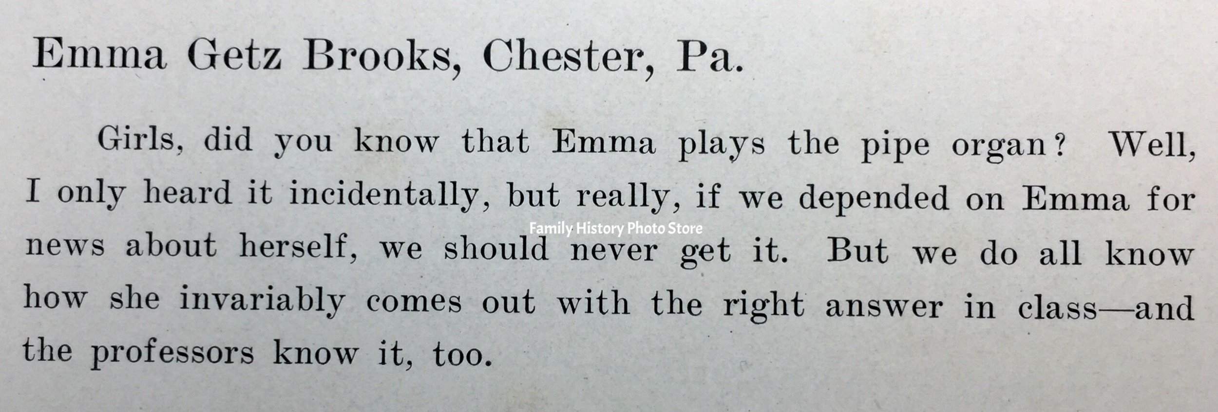Emma Getz Brooks