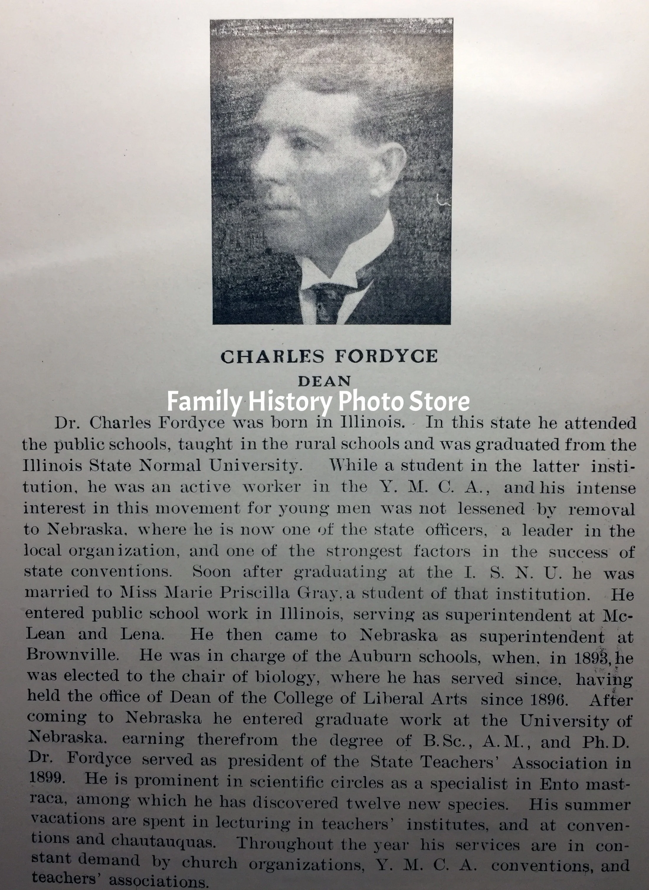 Charles Fordyce, Dr